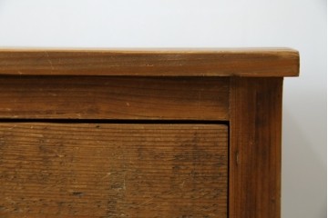 中古　美品　CRASH GATE(クラッシュゲート)取り扱い　Knot antiques(ノットアンティークス)　古材の素材感がおしゃれなガラス扉のサイドボード　(R-085770)