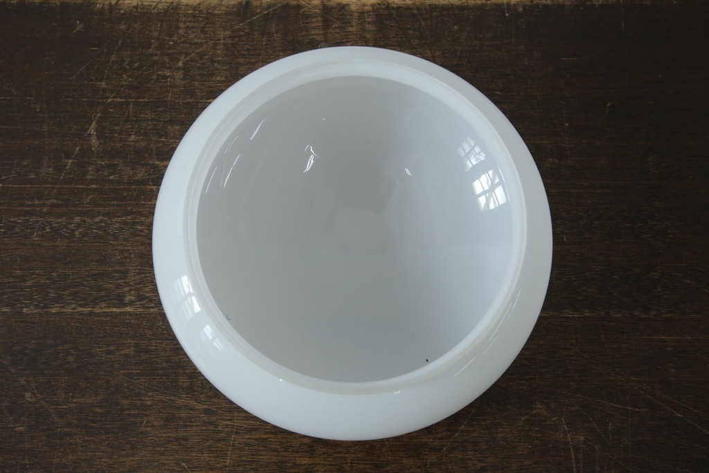 和製アンティーク　木製台座が温かみを添えるレトロなシーリングライト　(R-085774)