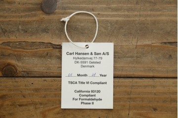 中古　CARL HANSEN & SON(カール・ハンセン&サン)　Hans J. Wegner(ハンス・J・ウェグナー)デザイン CH78　ネックピロー付きママベアチェア(MAMA BEAR CHAIR)　定価約70万円　(R-085777)
