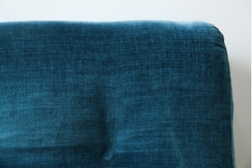 中古　B&B イタリア(Italia)　Mario Bellini(マリオ・ベリーニ)デザイン　Amanta(アマンタ)　ターコイズブルーが美しいモジュラーソファ　(R-085778)
