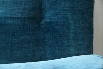 中古　B&B イタリア(Italia)　Mario Bellini(マリオ・ベリーニ)デザイン　Amanta(アマンタ)　ターコイズブルーが美しいモジュラーソファ　(R-085778)