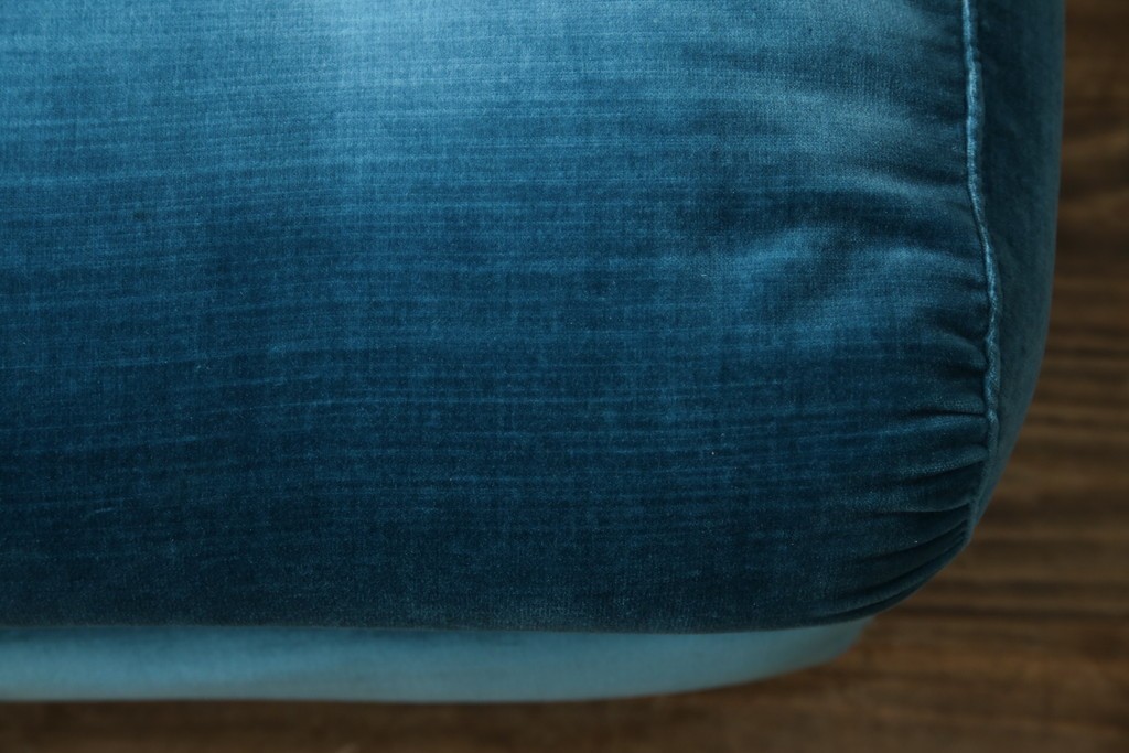 中古　B&B イタリア(Italia)　Mario Bellini(マリオ・ベリーニ)デザイン　Amanta(アマンタ)　ターコイズブルーが美しいモジュラーソファ　(R-085778)