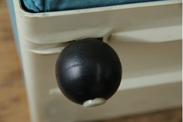 中古　B&B イタリア(Italia)　Mario Bellini(マリオ・ベリーニ)デザイン　Amanta(アマンタ)　ターコイズブルーが美しいモジュラーソファ　(R-085778)