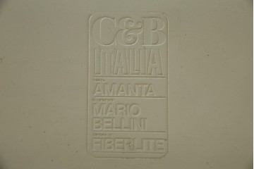 中古　B&B イタリア(Italia)　Mario Bellini(マリオ・ベリーニ)デザイン　Amanta(アマンタ)　ターコイズブルーが美しいモジュラーソファ　(R-085778)