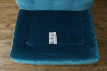 中古　B&B イタリア(Italia)　Mario Bellini(マリオ・ベリーニ)デザイン　Amanta(アマンタ)　ターコイズブルーが美しいモジュラーソファ　(R-085778)