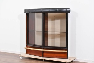 スペインヴィンテージ　希少!!　モダンデザイン　優雅なカーブラインが目を引くバーカウンター　(R-085783)