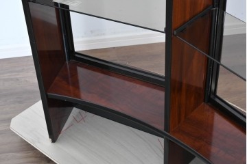 スペインヴィンテージ　希少!!　モダンデザイン　優雅なカーブラインが目を引くバーカウンター　(R-085783)