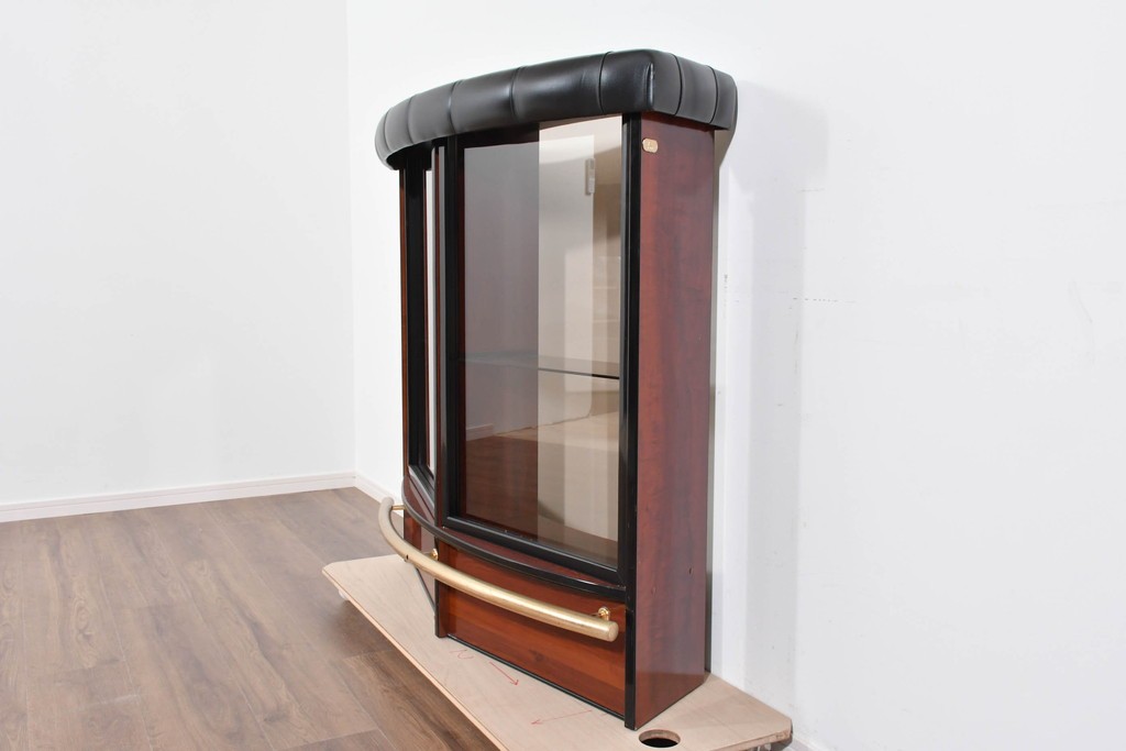 スペインヴィンテージ　希少!!　モダンデザイン　優雅なカーブラインが目を引くバーカウンター　(R-085783)