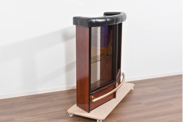 スペインヴィンテージ　希少!!　モダンデザイン　優雅なカーブラインが目を引くバーカウンター　(R-085783)