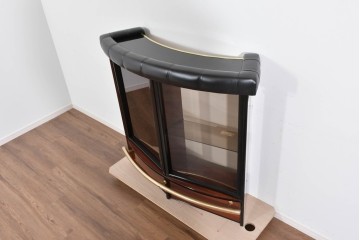 スペインヴィンテージ　希少!!　モダンデザイン　優雅なカーブラインが目を引くバーカウンター　(R-085783)