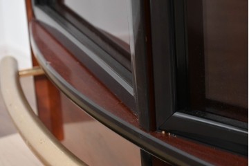 スペインヴィンテージ　希少!!　モダンデザイン　優雅なカーブラインが目を引くバーカウンター　(R-085783)