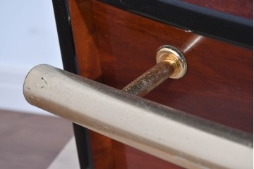 スペインヴィンテージ　希少!!　モダンデザイン　優雅なカーブラインが目を引くバーカウンター　(R-085783)