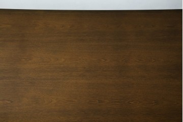 中古　職人手作り　高級品　府中家具　重厚な意匠のプレジデントデスク　定価推定約40万円　(R-085784)