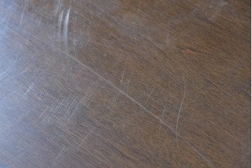 中古　職人手作り　高級品　府中家具　重厚な意匠のプレジデントデスク　定価推定約40万円　(R-085784)