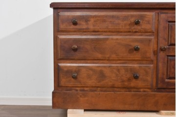 中古　九州民芸家具　温かな木味が暮らしに寄り添う味わい深いチェスト(ドレッシングチェスト)　(R-085785)