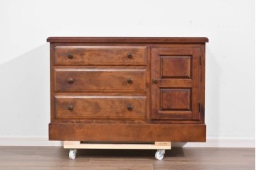 中古　九州民芸家具　温かな木味が暮らしに寄り添う味わい深いチェスト(ドレッシングチェスト)　(R-085785)