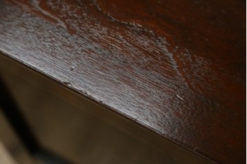 中古　美品　松本民芸家具　端正な箱型フォルムと深みのある色合いが魅力の四段チェスト　定価約16万円　(R-085786)