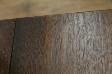 和製ヴィンテージ　希少な廃番品　飛騨産業　キツツキ　無垢楢(ナラ)材　ミラーとベンチ収納の付いた使い勝手の良いハンガーラック　(R-085791)
