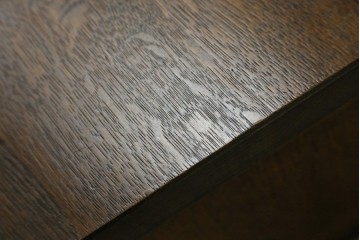 和製ヴィンテージ　希少な廃番品　飛騨産業　キツツキ　無垢楢(ナラ)材　ミラーとベンチ収納の付いた使い勝手の良いハンガーラック　(R-085791)