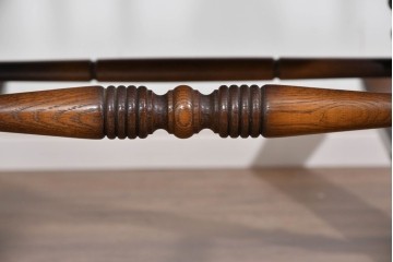 和製ヴィンテージ　廃盤品の希少なハイエンドモデル!!　飛騨産業　キツツキ　楢(ナラ)材　曲線美と丁寧な仕上げが光るロッキングチェア　(R-085792)