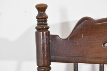 和製ヴィンテージ　廃盤品の希少なハイエンドモデル!!　飛騨産業　キツツキ　楢(ナラ)材　曲線美と丁寧な仕上げが光るロッキングチェア　(R-085792)