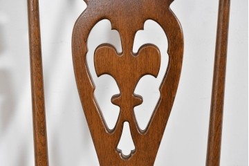 和製ヴィンテージ　廃盤品の希少なハイエンドモデル!!　飛騨産業　キツツキ　楢(ナラ)材　曲線美と丁寧な仕上げが光るロッキングチェア　(R-085792)