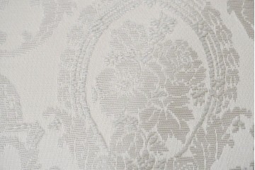 中古　超美品　特注品　国産職人手作り　某上場企業会長邸放出品　上品なダマスク織生地が華やかなドレクセル風の一人掛けソファ2脚　製作費(1脚)約50万円　(R-085796)