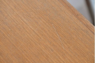 和製ヴィンテージ　温かな色味のチーク材を使った引き出し付きのシンプルなワークデスク　(R-085799)