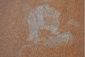 和製ヴィンテージ　オーク材　木肌が美しく上品な片袖机　(R-085801)