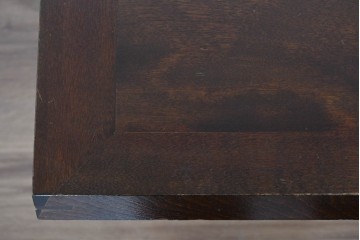 中古　松本民芸家具　A型座ビューロー　重厚な意匠のライティングビューロー　定価約30万円　(R-085802)