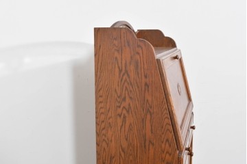 中古　美品　三越家具(現カントリーハウス)　Brugge(ブルージュ)　木目が美しいライティングビューロー　定価約37万円　(R-085803)