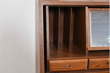 中古　美品　三越家具(現カントリーハウス)　Brugge(ブルージュ)　木目が美しいライティングビューロー　定価約37万円　(R-085803)