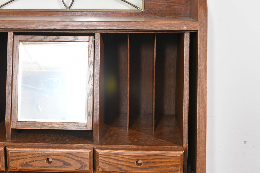 中古　美品　三越家具(現カントリーハウス)　Brugge(ブルージュ)　木目が美しいライティングビューロー　定価約37万円　(R-085803)