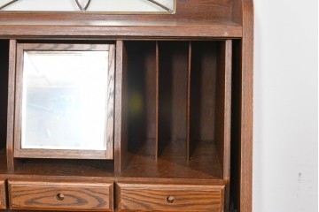 中古　美品　三越家具(現カントリーハウス)　Brugge(ブルージュ)　木目が美しいライティングビューロー　定価約37万円　(R-085803)