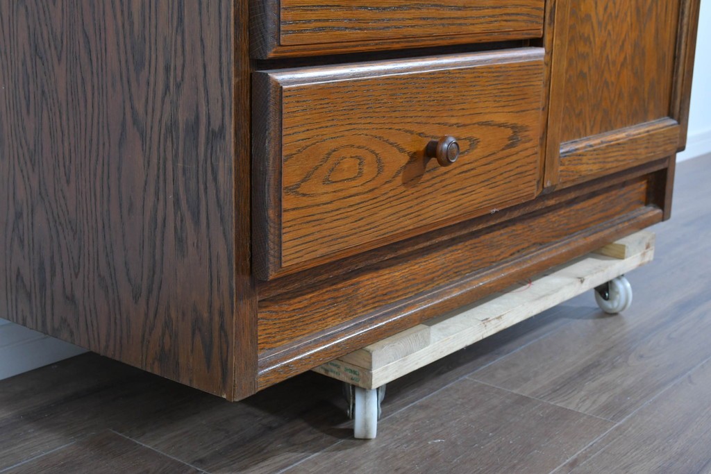 中古　美品　三越家具(現カントリーハウス)　Brugge(ブルージュ)　木目が美しいライティングビューロー　定価約37万円　(R-085803)