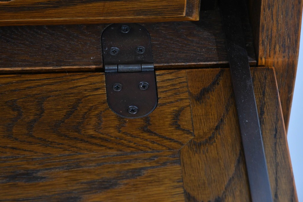 中古　美品　三越家具(現カントリーハウス)　Brugge(ブルージュ)　木目が美しいライティングビューロー　定価約37万円　(R-085803)