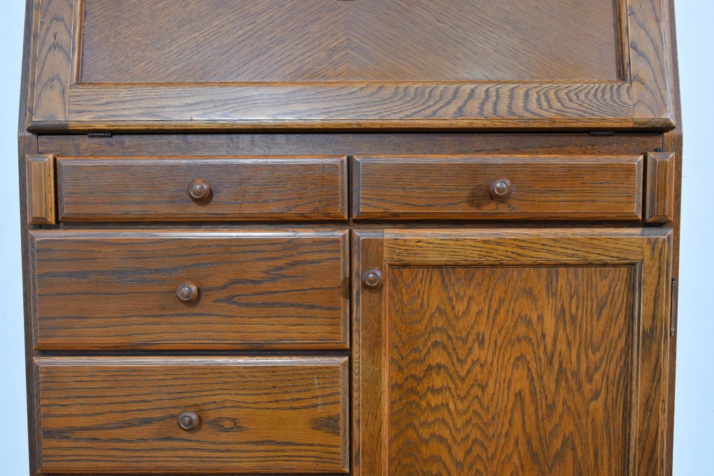 中古　美品　三越家具(現カントリーハウス)　Brugge(ブルージュ)　木目が美しいライティングビューロー　定価約37万円　(R-085803)