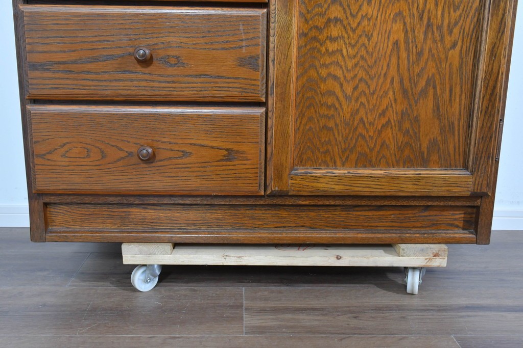 中古　美品　三越家具(現カントリーハウス)　Brugge(ブルージュ)　木目が美しいライティングビューロー　定価約37万円　(R-085803)