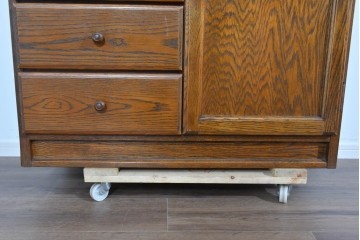 中古　美品　三越家具(現カントリーハウス)　Brugge(ブルージュ)　木目が美しいライティングビューロー　定価約37万円　(R-085803)