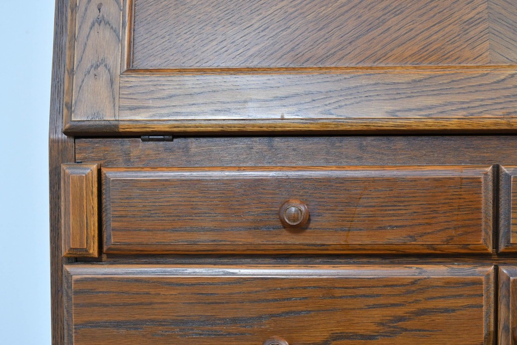 中古　美品　三越家具(現カントリーハウス)　Brugge(ブルージュ)　木目が美しいライティングビューロー　定価約37万円　(R-085803)