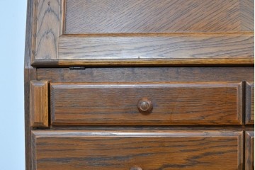 中古　美品　三越家具(現カントリーハウス)　Brugge(ブルージュ)　木目が美しいライティングビューロー　定価約37万円　(R-085803)