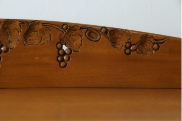 中古　希少な廃番品　吉川商事(D&A YOSHIKAWA)　モック工芸　葡萄園シリーズの引き出し付きブックシェルフ　(R-085805)