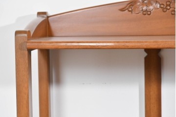 中古　希少な廃番品　吉川商事(D&A YOSHIKAWA)　モック工芸　葡萄園シリーズの引き出し付きブックシェルフ　(R-085805)