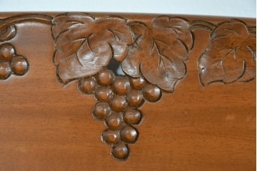 中古　希少な廃番品　吉川商事(D&A YOSHIKAWA)　モック工芸　葡萄園シリーズの引き出し付きブックシェルフ　(R-085805)