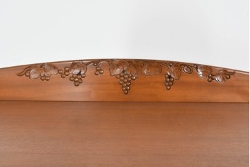 中古　希少な廃番品　吉川商事(D&A YOSHIKAWA)　モック工芸　葡萄園シリーズの引き出し付きブックシェルフ　(R-085805)