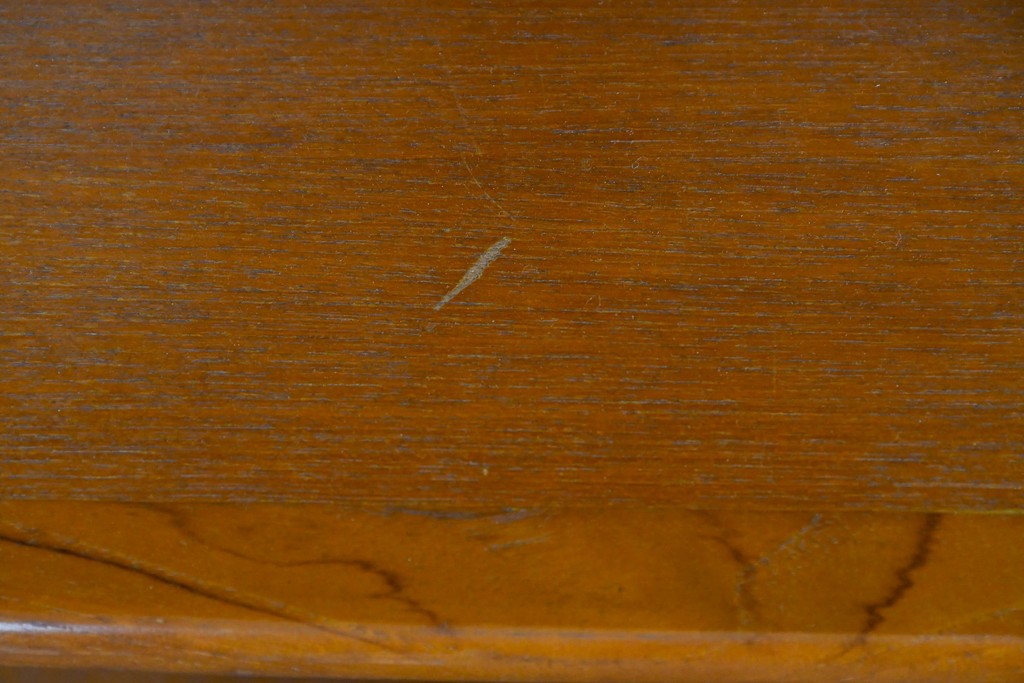 中古　希少な廃番品　吉川商事(D&A YOSHIKAWA)　モック工芸　葡萄園シリーズの引き出し付きブックシェルフ　(R-085805)