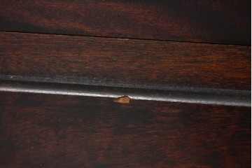 中古　美品　松本民芸家具　格子戸の意匠が上品なA型食器棚　定価約66万円　(R-085808)