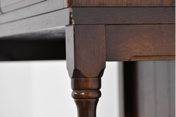 中古　美品　飛騨産業　キツツキ　挽物柱がアクセントの縦型キャビネット　(R-085809)