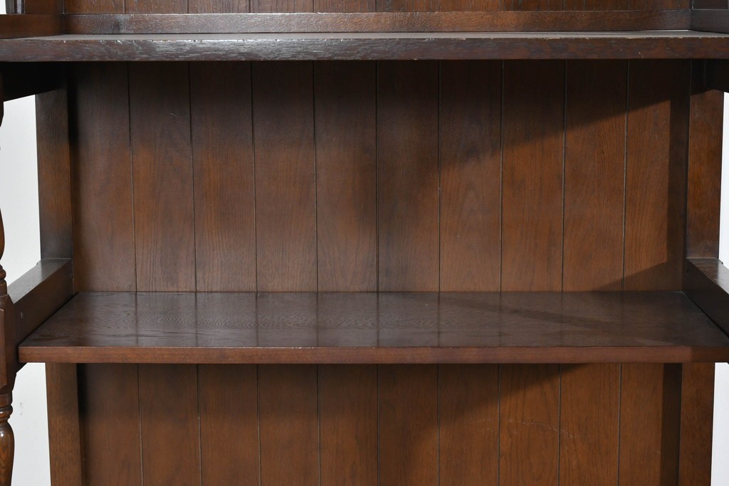 中古　美品　飛騨産業　キツツキ　ディスプレイと収納を両立するシェルフ　(R-085810)