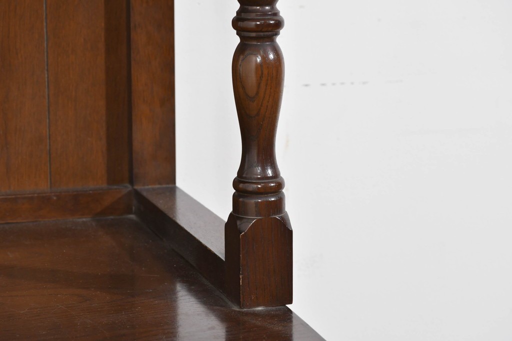 中古　美品　飛騨産業　キツツキ　ディスプレイと収納を両立するシェルフ　(R-085810)